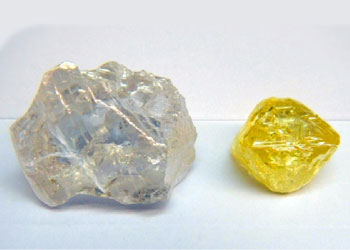Алмазы из шахты Lulo