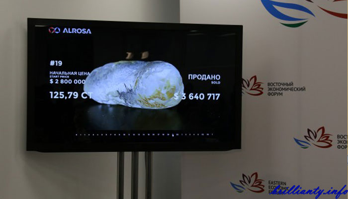 На торгах АЛРОСА продано лотов на $18,3 млн