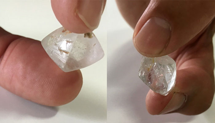 HRD обнаружила топаз, имитирующий алмаз