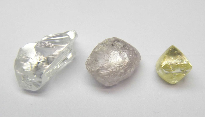 Алмазы из рудника Lulo