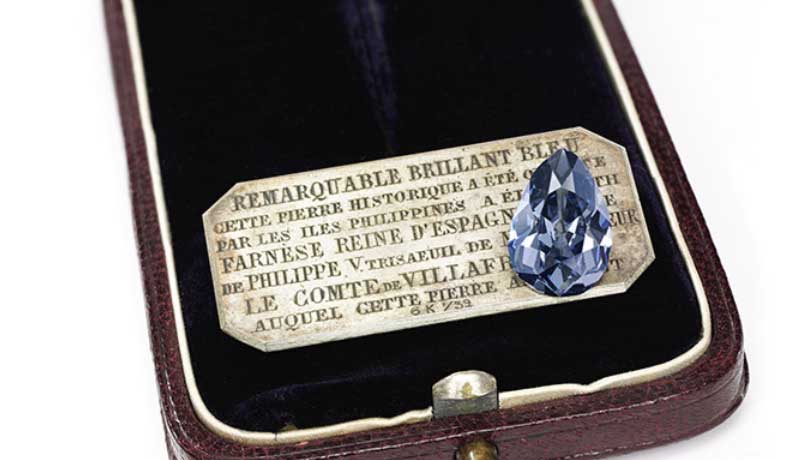 бриллиант Farnese Blue