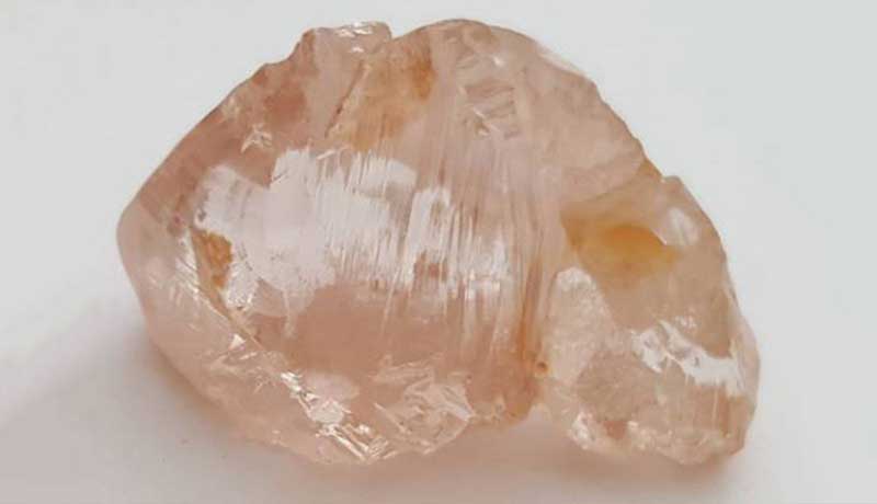 Lucapa добыла 46 каратный розовый алмаз