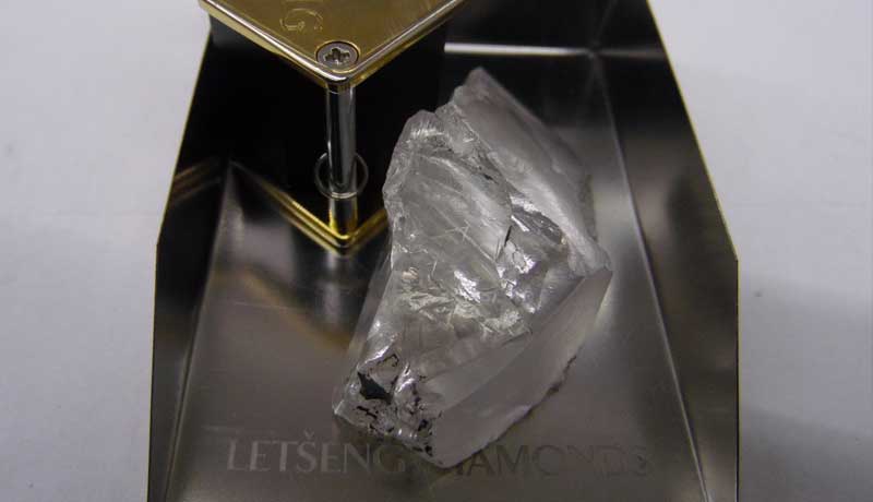 На Letseng добыт 183 каратный алмаз