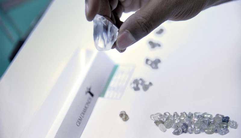 Продажи Gem Diamonds упали на 22% в первом полугодии
