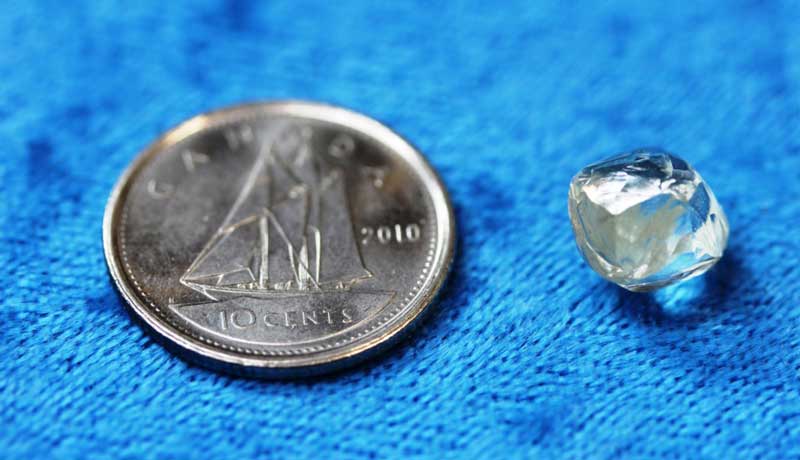 Средние цены на алмазы Diamcor выросли благодаря крупным камням