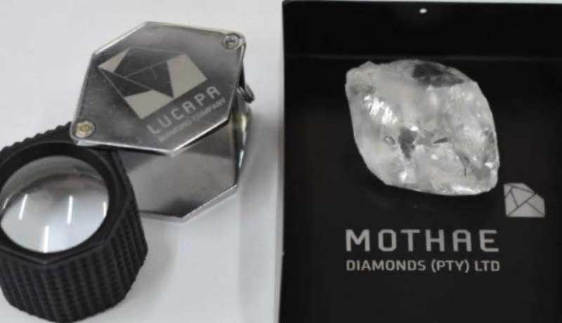 Lucapa добыла 101 каратный алмаз на Mothae