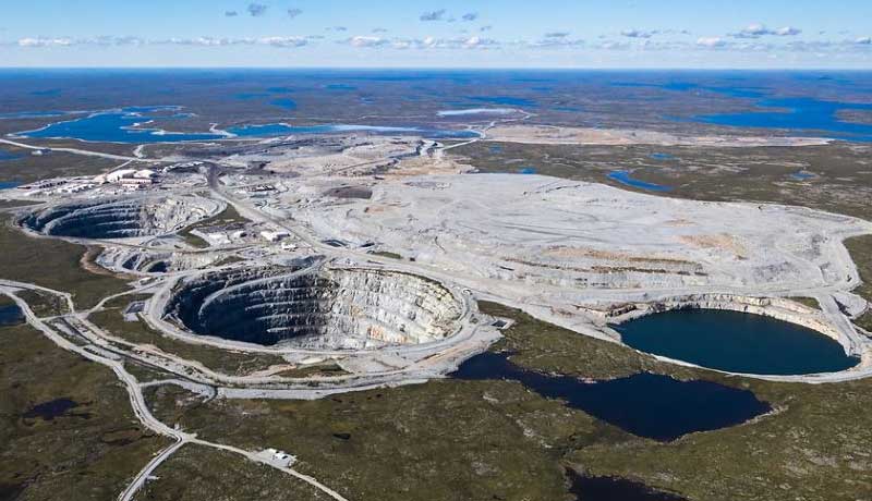 Рудник Ekati планирует добывать по 5 млн карат в год