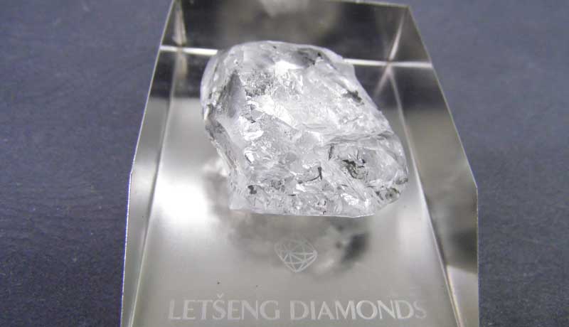 На Letseng добыли два особо крупных алмаза
